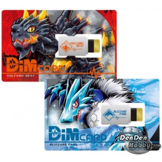 [IN STOCK] Digital Monster Digimon DiMCARD Set Vol.1 Volcanic Beat & Blizzard Fang